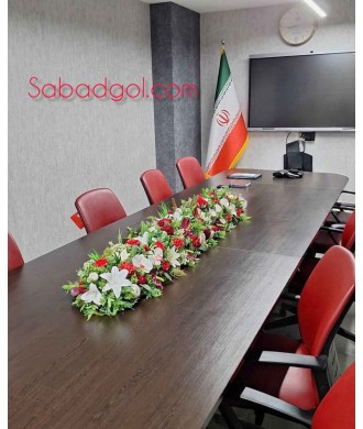 گل رومیزی مصنوعی برای اتاق جلسات